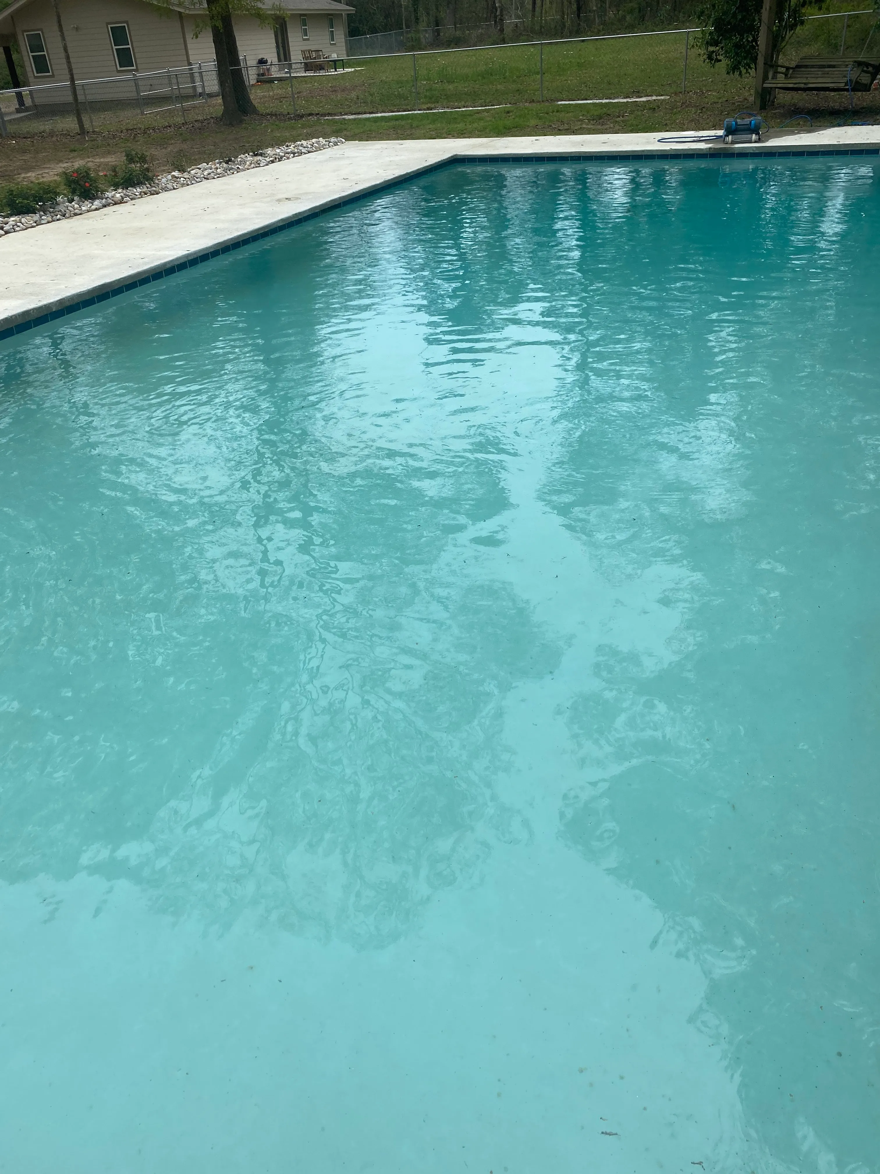 a clean pool